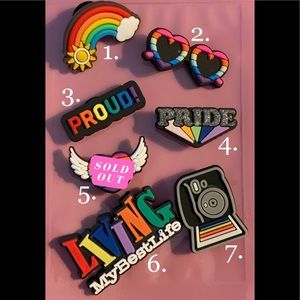 Crocs Pride/Rainbow Jibbitz